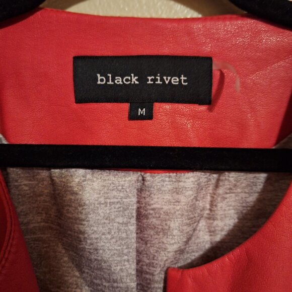 Black Rivet Jacket Red - Picture 2 of 5